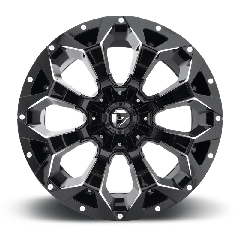 Fuel Off-Road Wheels | Assault D546 20x9.0 ET1 - Matte Black / Milled