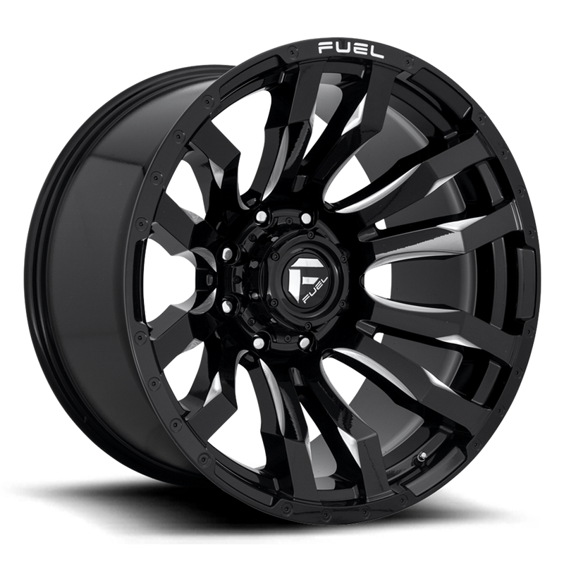 Fuel Off-Road Wheels | Blitz D673 18x9.0 ET1 - Gloss Black / Milled