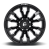 Fuel Off-Road Wheels | Blitz D673 18x9.0 ET1 - Gloss Black / Milled