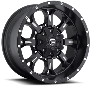 Fuel Off-Road Wheels | Krank D517 17x9.0 ET20 - Matte Black / Milled