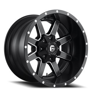 Fuel Off-Road Wheels | Maverick D538 20x10.0 ET-18 - Black / Milled