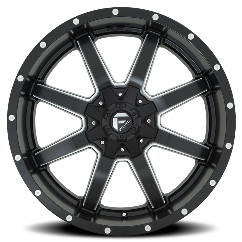 Fuel Off-Road Wheels | Maverick D538 20x10.0 ET-18 - Black / Milled