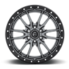 Fuel Off-Road Wheels | Rebel D680 20x9.0 ET1 - Matte Gunmetal / Black Bead Ring