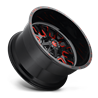 Fuel Off-Road Wheels | Stroke D612 17x9.0 ET-12 - Gloss Red / Milled