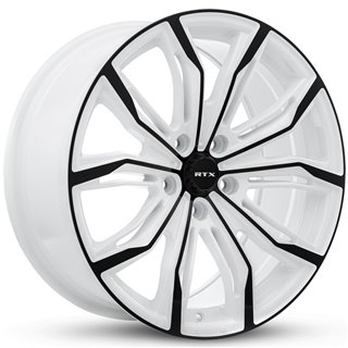 RTX | Black Widow 18x8.0 ET42 - Blanc et noir RTX Jantes en alliage
