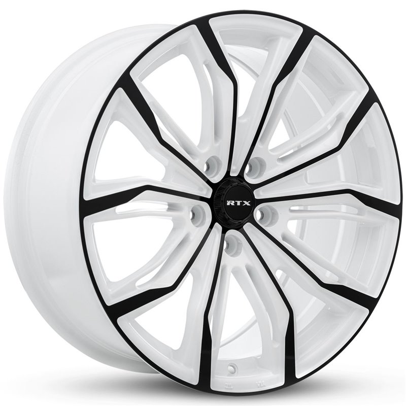 RTX | Black Widow 18x8.0 ET42 - Blanc et noir RTX Jantes en alliage