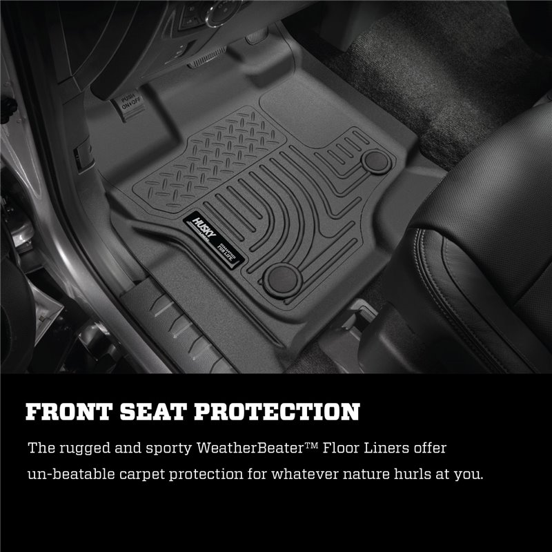 Husky Liners | Weatherbeater Front Floor Liners - F-150 / Lightning 2015-2024