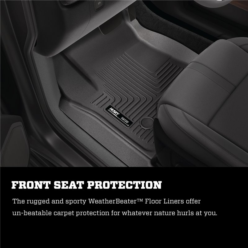 Husky Liners | Tapis protecteur Weatherbeater - Avant - Transit-150 / Transit-250 / Transit-350 / Transit-350 HD 3.5L 2022-20...