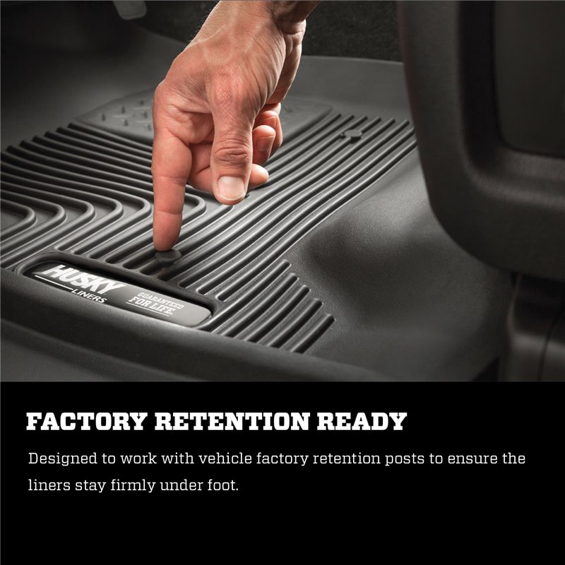 Husky Liners | X-ACT 2nd Seat Floor Liner (with factory box) - Tacoma 2.4T 2024
