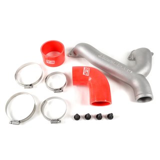 GrimmSpeed | Top Mount Intercooler Aluminum Y-Pipe Kit - Red - WRX STi 2004-2021 GrimmSpeed Turbocharger Pipes & Couplers
