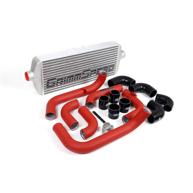 GrimmSpeed | Front Mount Intercooler Kit - Silver/Red - WRX 2008-2014 GrimmSpeed Intercoolers