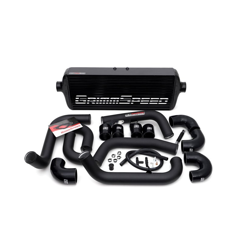 GrimmSpeed | Front Mount Intercooler Kit - Black/Black - WRX STi 2008-2014 GrimmSpeed Intercoolers