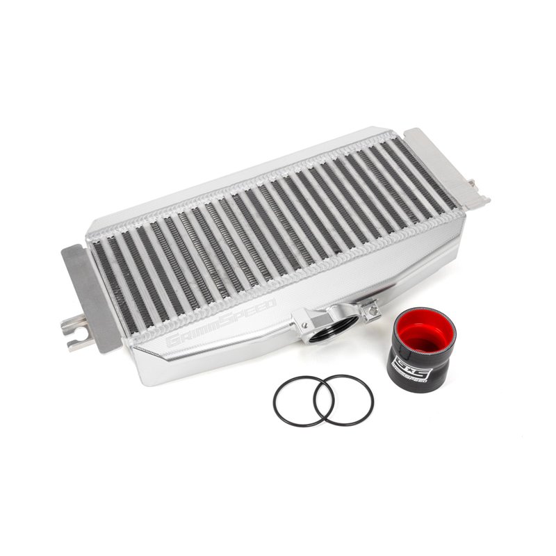 GrimmSpeed | Billet Top Mount Intercooler Kit - Silver - WRX / Outback XT / Legacy XT / Ascent 2019-2024 GrimmSpeed Intercoolers