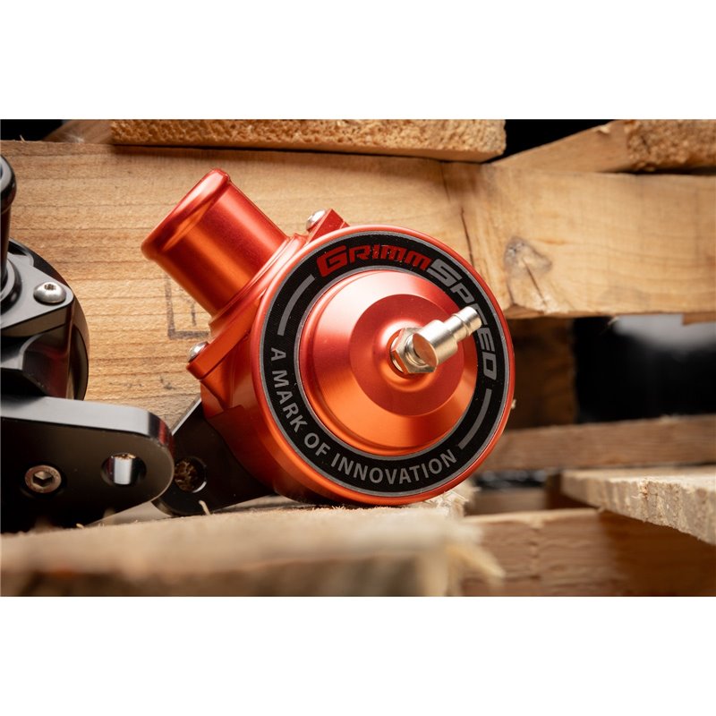 GrimmSpeed | Version 2 Bypass Valve - Red - WRX / Legacy GT 2005-2014 GrimmSpeed Blow-Off & Diverter Valves