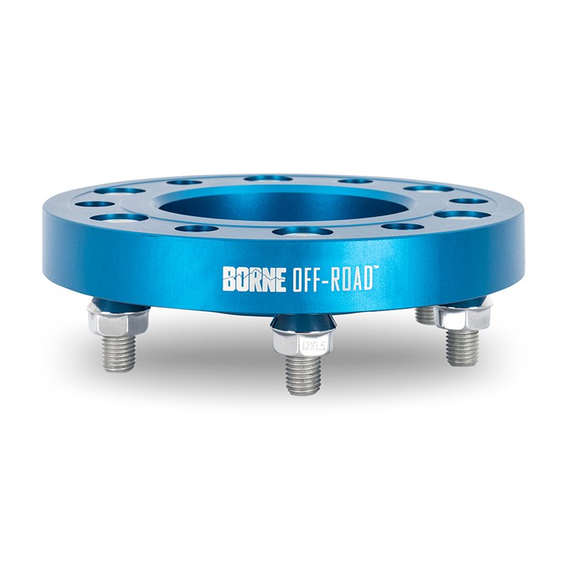 Mishimoto | Wheel Spacers, 6X139.7, 78.1mm Center Bore, M14 X 1.5, 1.00" Thick, Blue - Cadillac / Chevrolet 2000-2022