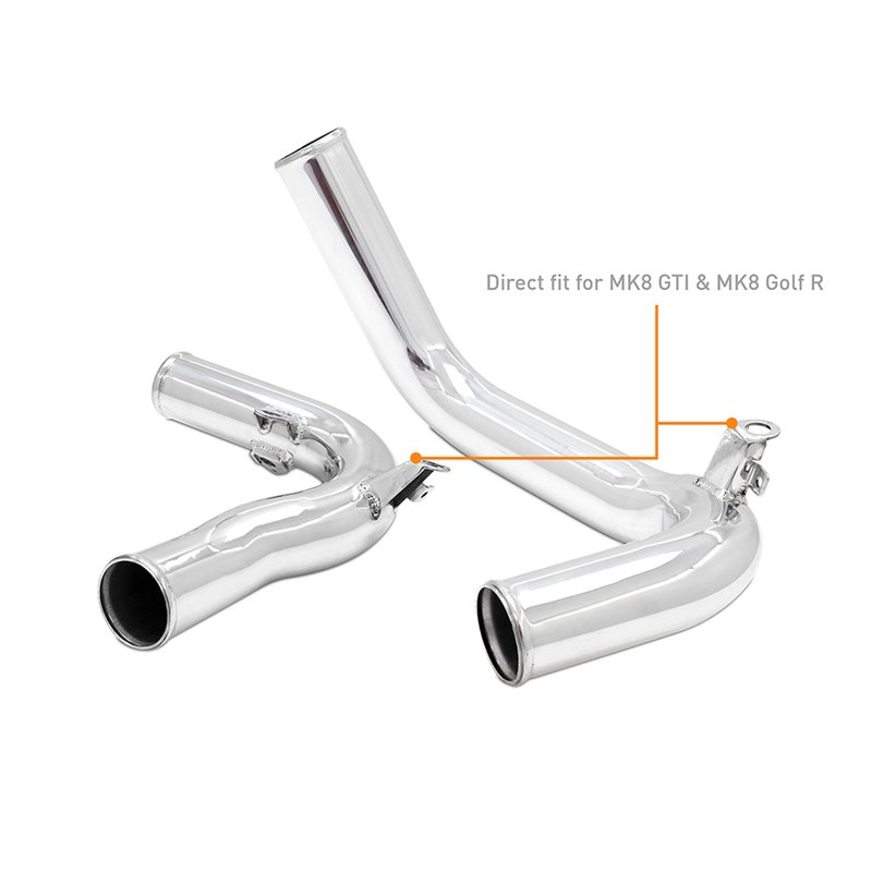Mishimoto | Intercooler Pipe Kit, Polished - A3 / A3 Quattro / TT Quattro / GTI 2.0T 2019-2024