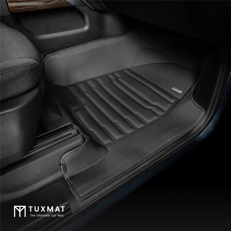 TuxMat | Floor Mats (1st & 2nd Row) - Silverado 1500 Crew Cab 2019-2024