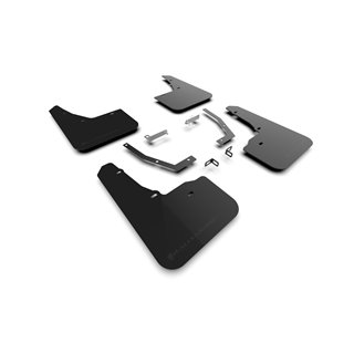 RallyArmor | Black UR Mud Flap Logo Noir Métallique - Forester 2025 RallyArmor Garde-boue