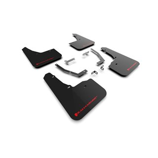 RallyArmor | Black UR Mud Flap Logo Rouge - Forester 2025 RallyArmor Garde-boue