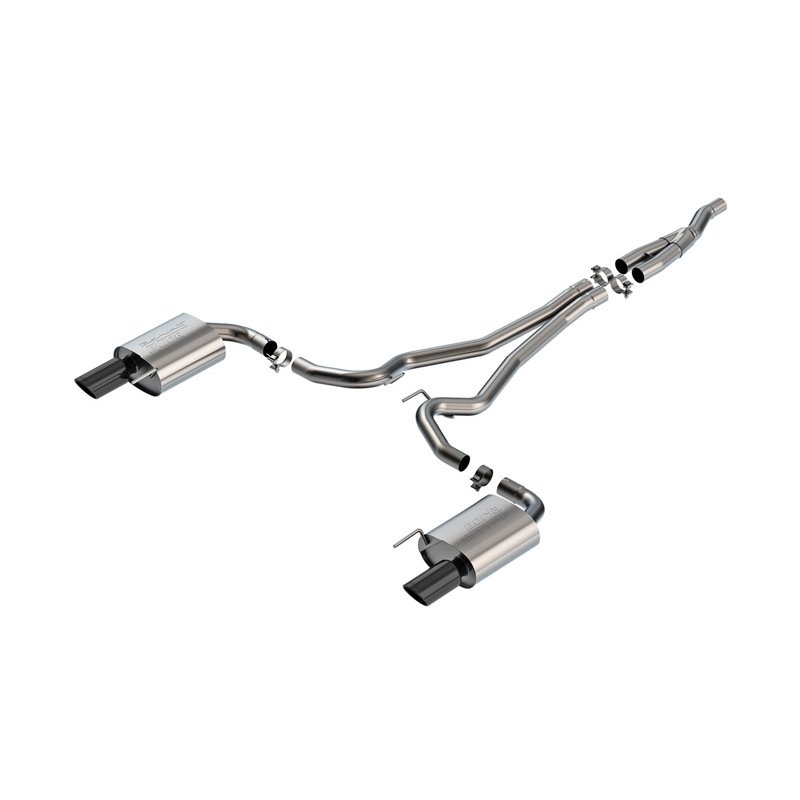 Borla | Cat-Back Exhaust System - S-Type - Mustang EcoBoost / EcoBoost Premium 2.3T 2024