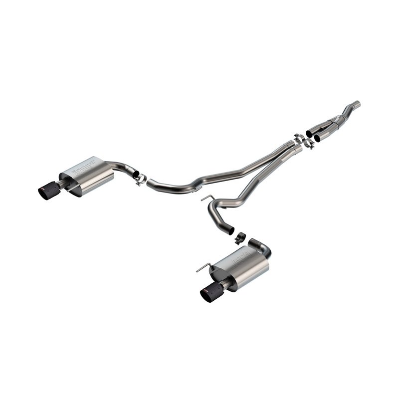 Borla | Cat-Back Exhaust System - S-Type - Mustang EcoBoost / EcoBoost Premium 2.3T 2024