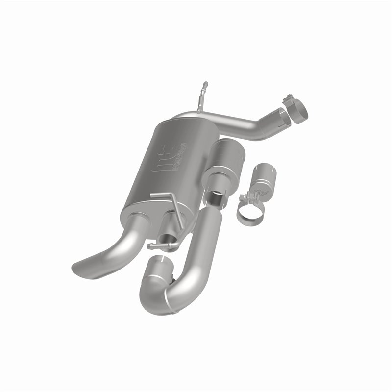 Magnaflow | Overland Series Stainless Axle-Back System - Wrangler (JK) / Wrangler (JL) 3.6L / 3.8L 2007-2018