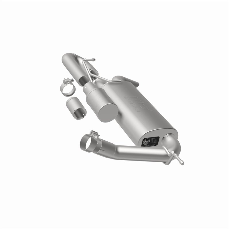 Magnaflow | Overland Series Stainless Axle-Back System - Wrangler (JK) / Wrangler (JL) 3.6L / 3.8L 2007-2018