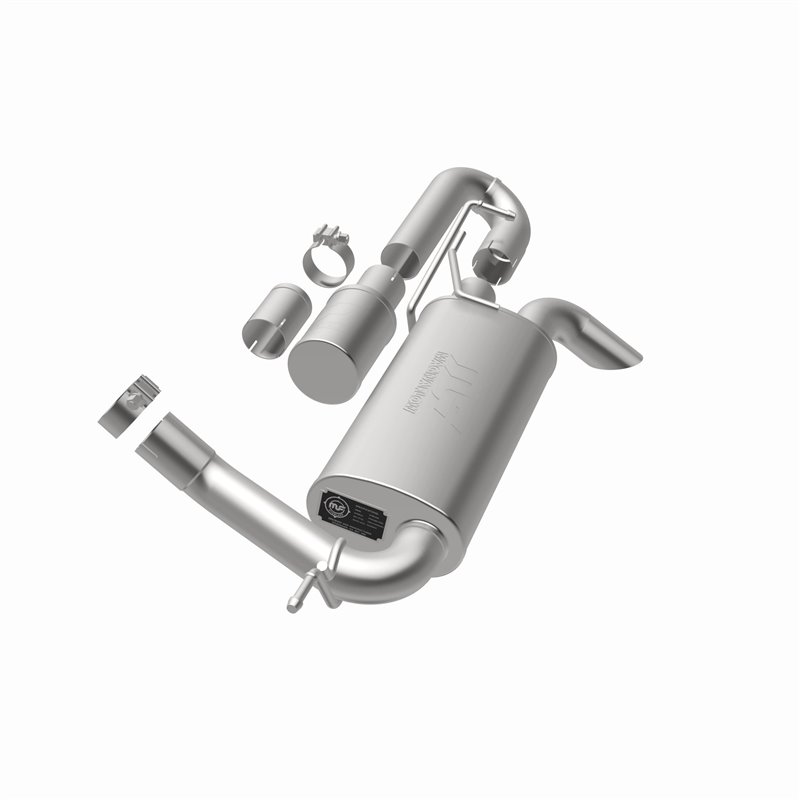 Magnaflow | Overland Series Stainless Axle-Back System - Wrangler (JK) / Wrangler (JL) 3.6L / 3.8L 2007-2018