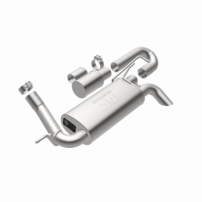 Magnaflow | Overland Series Stainless Axle-Back System - Wrangler (JK) / Wrangler (JL) 3.6L / 3.8L 2007-2018
