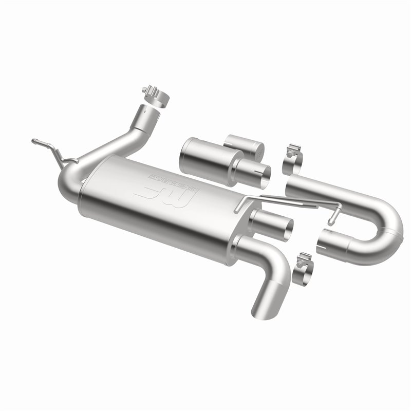Magnaflow | Overland Series Stainless Axle-Back System - Wrangler (JK) / Wrangler (JL) 3.6L / 3.8L 2007-2018