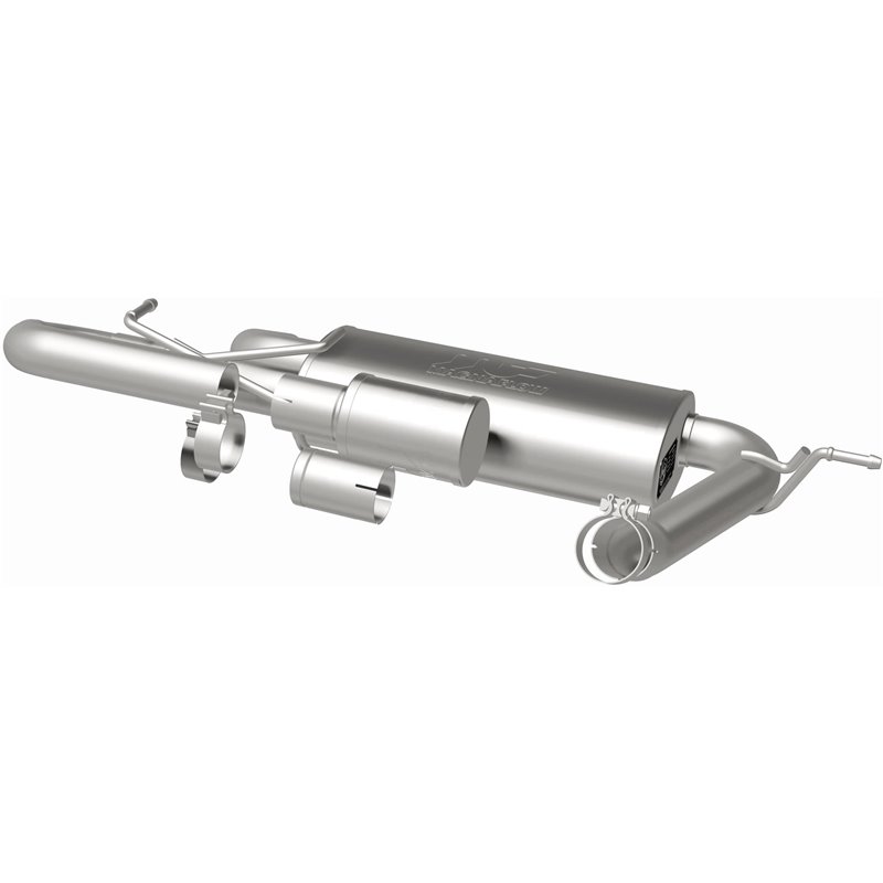 Magnaflow | Overland Series Stainless Axle-Back System - Wrangler (JK) / Wrangler (JL) 3.6L / 3.8L 2007-2018