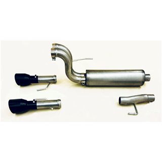 Gibson | Black Elite Cat-Back Dual Split Exhaust System - F-150 5.0L 2024
