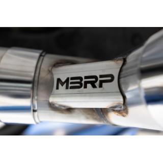 MBRP | 3in. Cat-Back Dual Split Quad Rear, Valve Delete, T304. - S3 2.0T 2022-2024