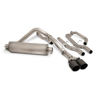 Gibson | Black Elite Cat-Back Dual Sport Exhaust System - Tundra 3.5T 2022-2024