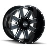 ION | 141 20x10.0 ET-19 - Gloss Black Milled