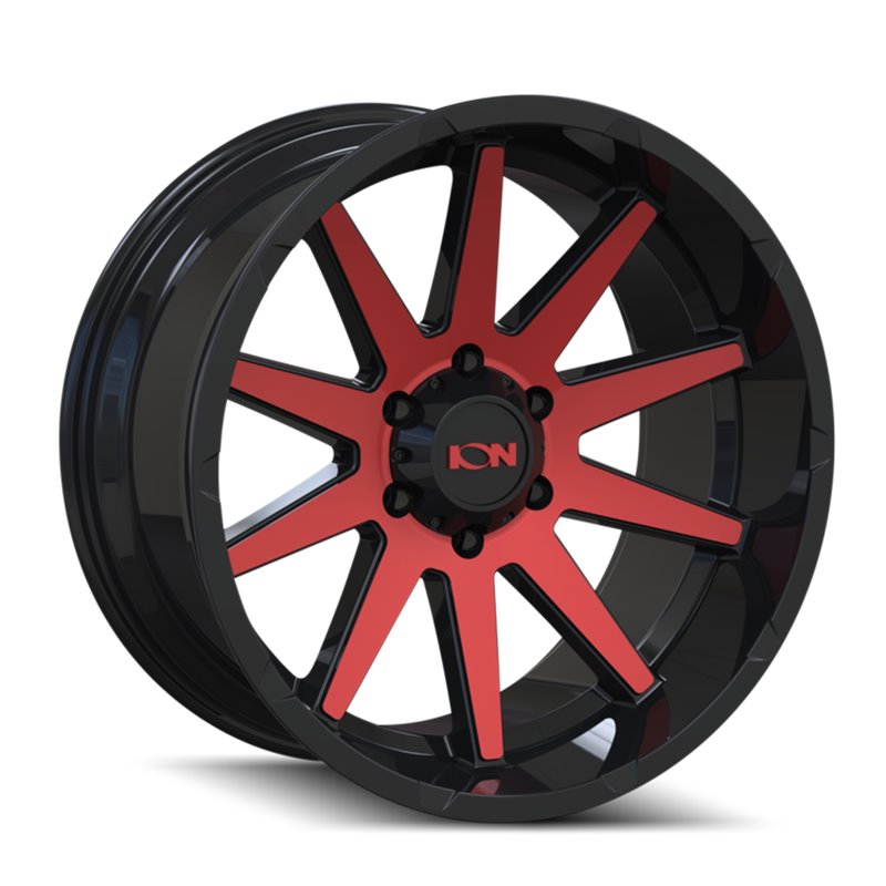 ION | 143 20x9.0 ET18 - Gloss Black Red Machined