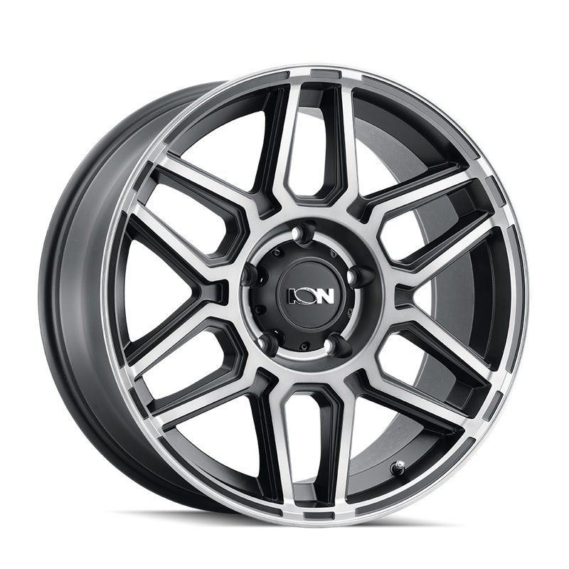 ION | 146 20x10.0 ET-19 - Matte Black Machined With Dark