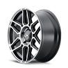 ION | 146 20x9.0 ET18 - Matte Black Machined With Dark