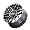 ION | 146 17x9.0 ET0 - Matte Black Machined With Dark