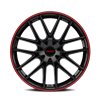 TOUREN | TR60 20x8.5 ET40 - Gloss Black With Red Ring