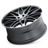 TOUREN | TR75 20x9.0 ET35 - Matte Black Brushed With Dark