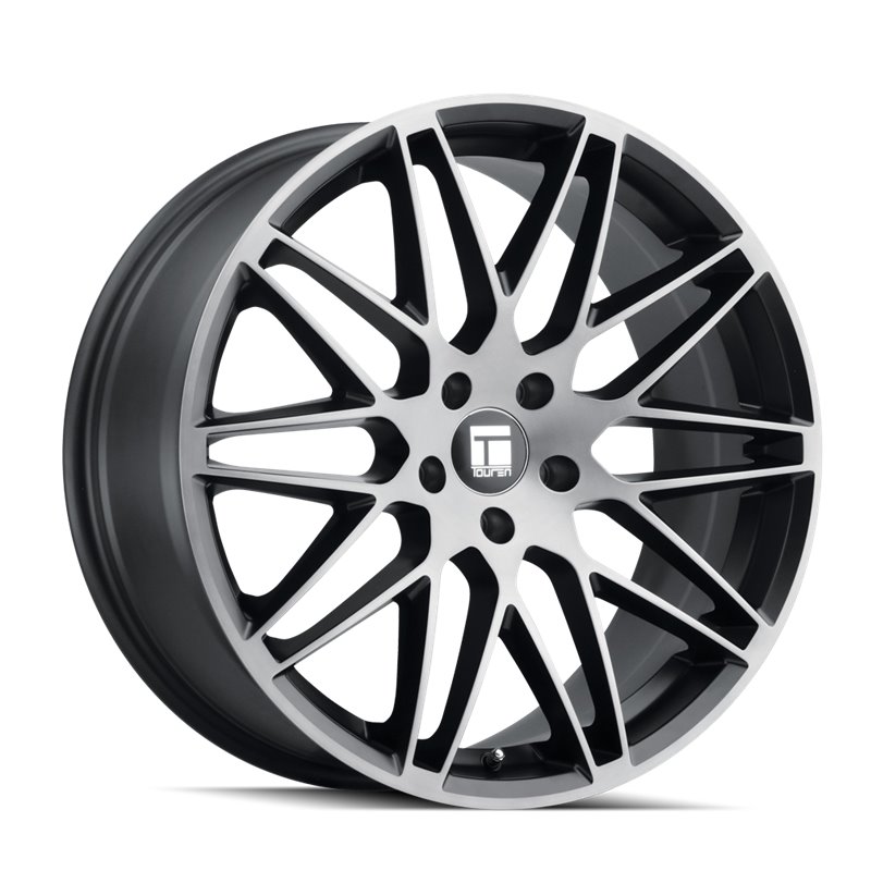 TOUREN | TR75 18x8.0 ET40 - Matte Black Brushed With Dark