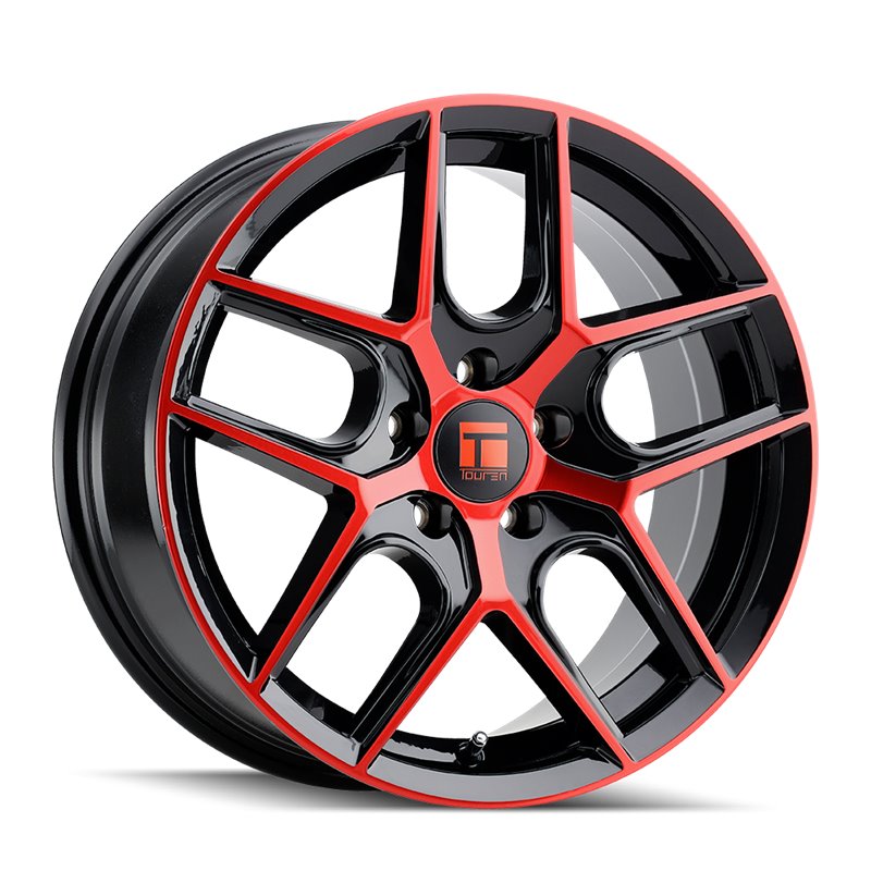 TOUREN | TR79 20x9.0 ET35 - Gloss Black Machined With Red