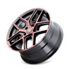 TOUREN | TR79 20x9.0 ET35 - Gloss Black Machined With Red