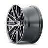 TOUREN | TR91 20x10.5 ET40 - Matte Black Brushed With Dark