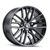 TOUREN | TR91 22x9.5 ET18 - Matte Black Brushed With Dark