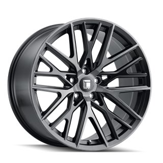 TOUREN | TR91 20x9.0 ET18 - Matte Black Brushed With Dark