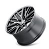 TOUREN | TR91 20x9.0 ET18 - Matte Black Brushed With Dark