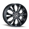 MAZZI | HUSTLER 22x9.5 ET30 - Gloss Black Machined