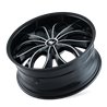 MAZZI | HUSTLER 22x9.5 ET30 - Gloss Black Machined